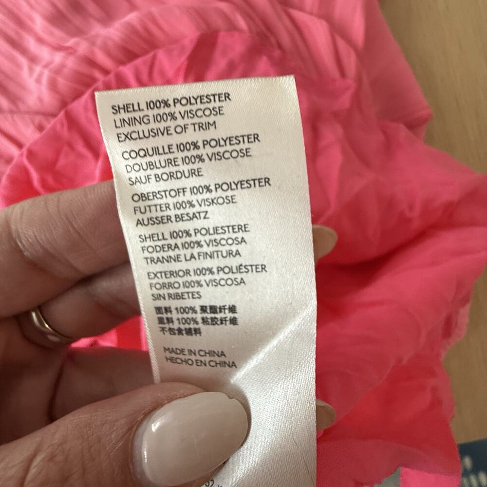 NWOT Anthropologie Ruched Tiered Satin Slip Midi Dress Size 6 2382 - Picture 12 of 12